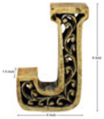 Handmade Eco-Friendly Wall Decor Alphabet Letter Block, 1.3x7.8x5