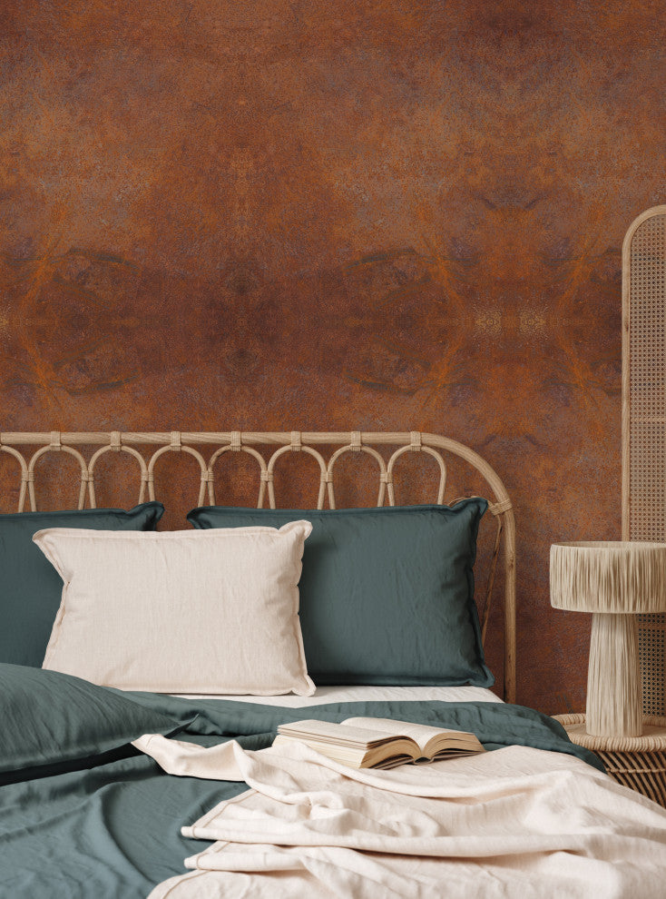 Rustic Industrial Vinyl Peel and Stick Mural, 24"x96", 6 Pack