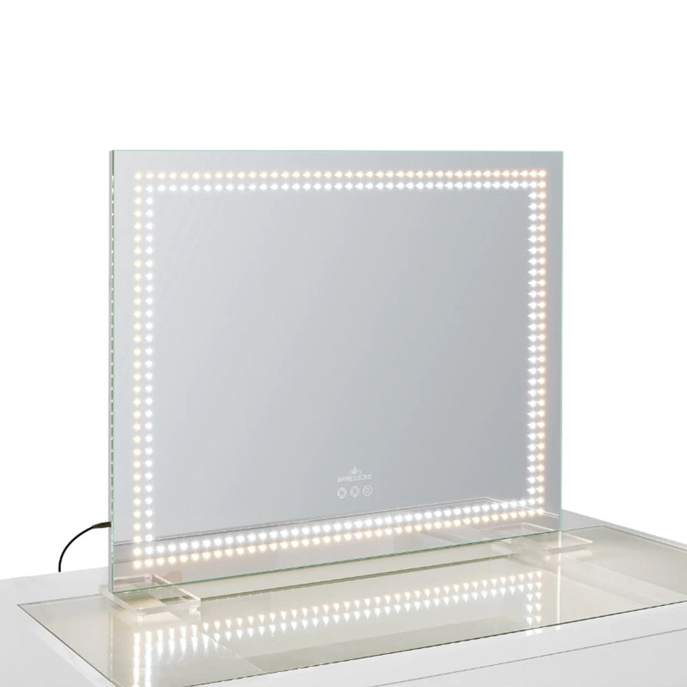 Stage Lite Plus Vanity Mirror, Dotted