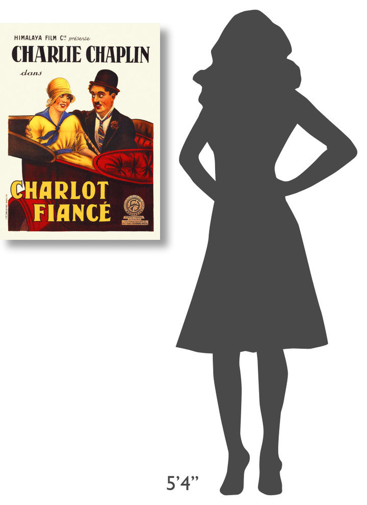 Charlie Chaplin, French, A Jitney Elopement, 1915, 22x30