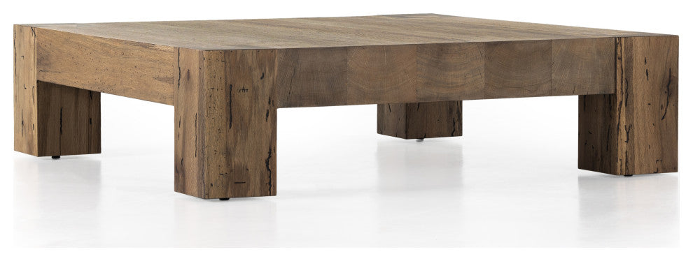 Abaso Coffee Table-Rustic Wormwood Oak