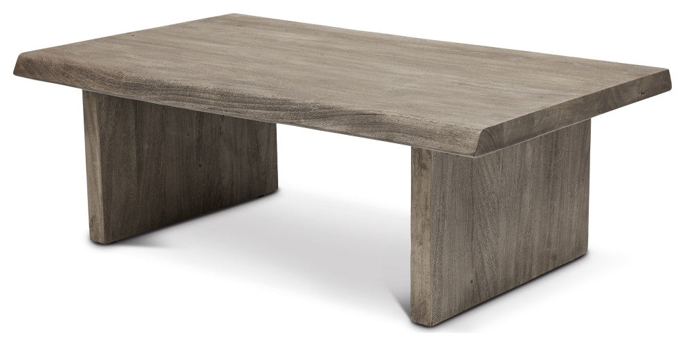 Brooks 48" Coffee Table, Sandblasted Gray