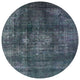 Ahgly Company Indoor Round Mid-Century Modern Area Rugs, 7' Round