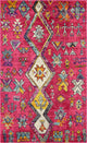 Unique Loom Pink Adobe Sedona 2' 2 x 6' 7 Runner Rug