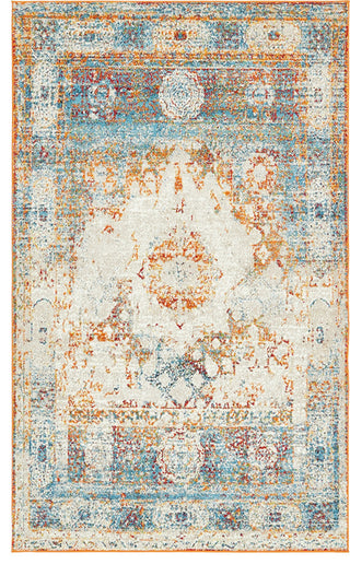 Unique Loom Beige Bellini Rosso 5' 0 x 8' 0 Area Rug