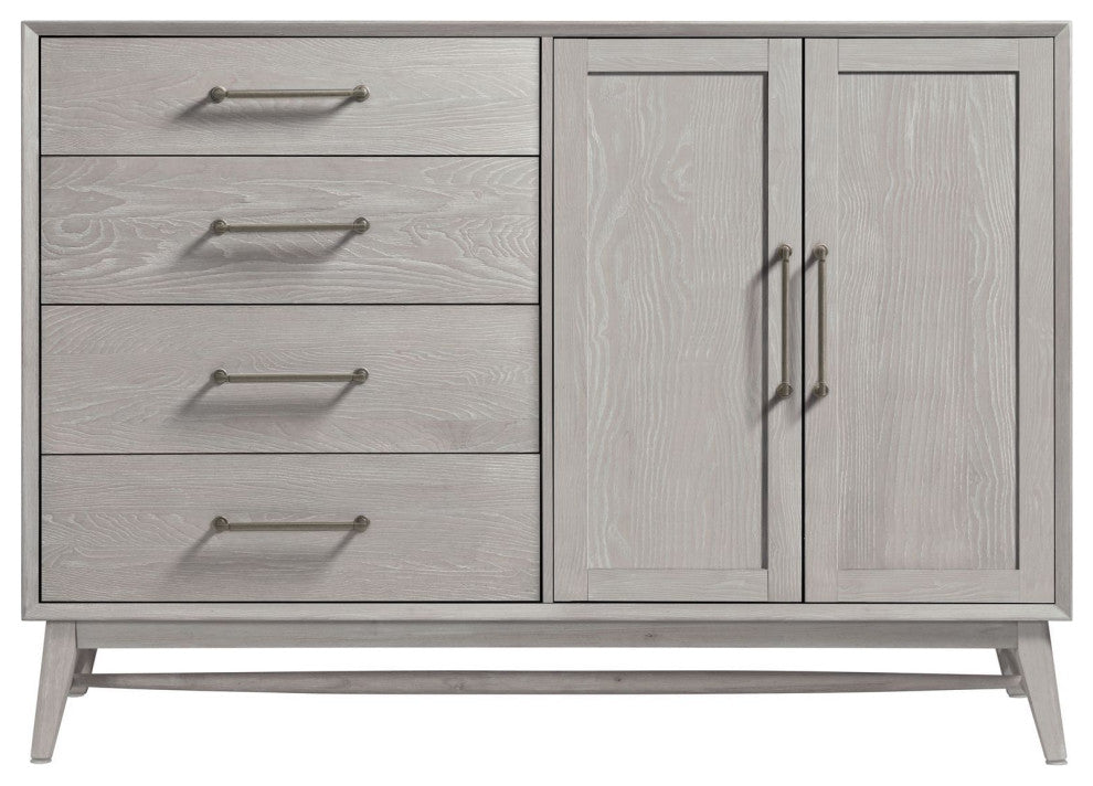 Bayside 4-Drawer Gentleman's Chest, White