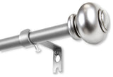 Yolanda Curtain Rod, Satin Nickel, 48-84"