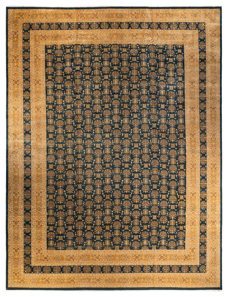 Mogul, One-of-a-Kind Hand-Knotted Area Rug Green, 12' 2" x 15' 2"