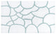 Edington Machine Tufted Bath Mat, Blue, 21x34