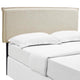 Modway Camille Queen Upholstered Fabric Headboard, Beige