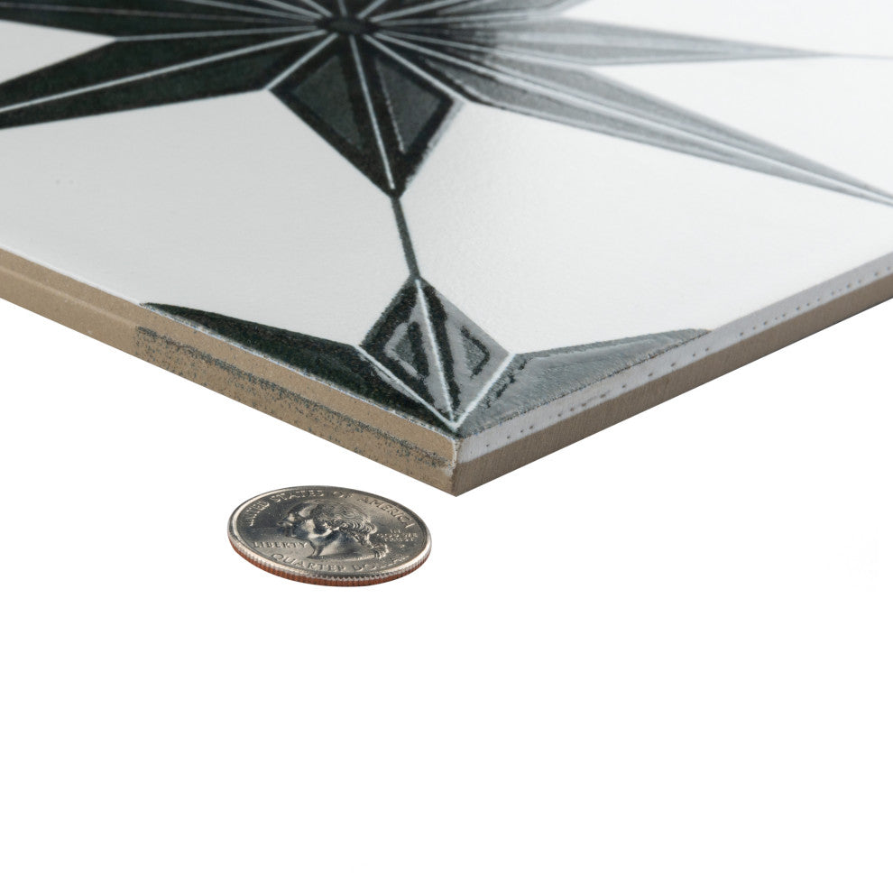 Stella Luxe Nero Porcelain Floor and Wall Tile