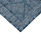Carmel Pyramid Indoor/Outdoor Rug Aqua 7'10"x9'10"