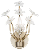 Wildflower 1-Lt Sconce - Gold Dust/Artifact