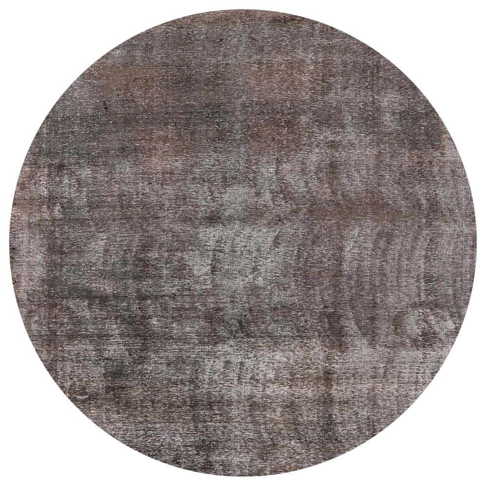 Ahgly Company Indoor Round Mid-Century Modern Area Rugs, 4' Round