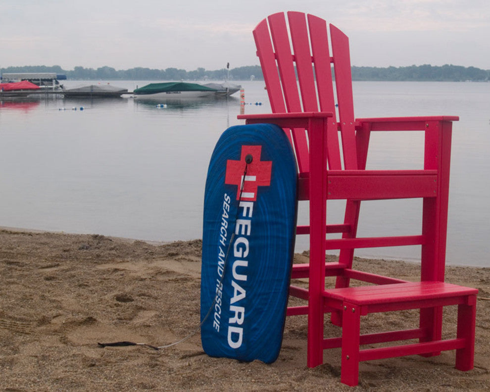 Polywood South Beach Lifeguard Chair, Green