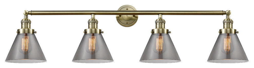 Innovations 215-Ab-S-G43-Led 4 Light Dimmable Led Adjustable Vanity Light