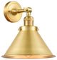 Briarcliff 1 Light Sconce, Satin Gold, Satin Gold