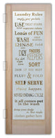 Laundry Door - Laundry Rules - Douglas Fir (stain grade) - 36" x 96" -...