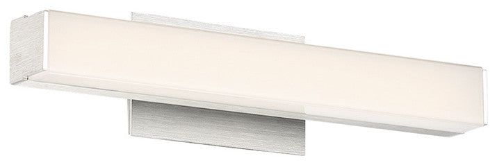 Brink LED Bathroom Vanity/Wall Light, Brushed Aluminum, 12", 3000k