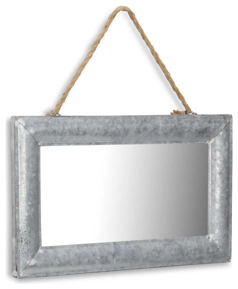 Galvanized Metal Wall Mirror