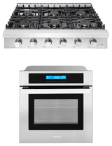 2-Piece Kitchen Package, 36" Gas Cooktop & 24" Electric Wall Oven