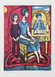 Irving Amen "Family" Lithograph