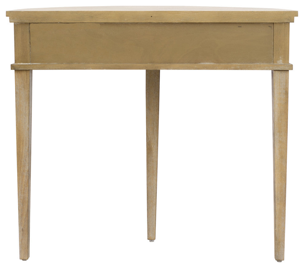 Martha Stewart Crestview Vintage Antique Storage Wood Console Table