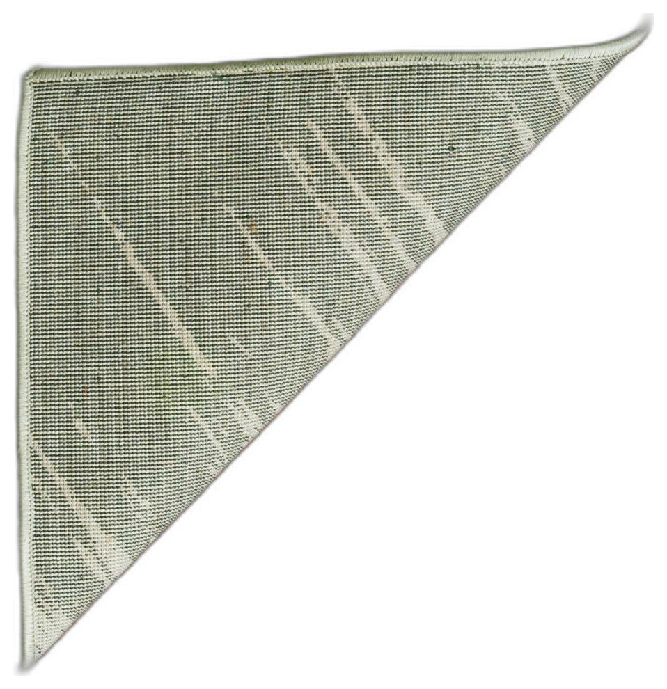7'X10' Silver Grey Machine Woven Abstract Brushstroke Indoor Area Rug