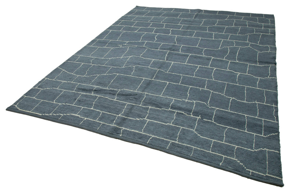 Rug N Carpet - Handmade Decorative 7' 9'' x 9' 11'' Moroccan Area Rug