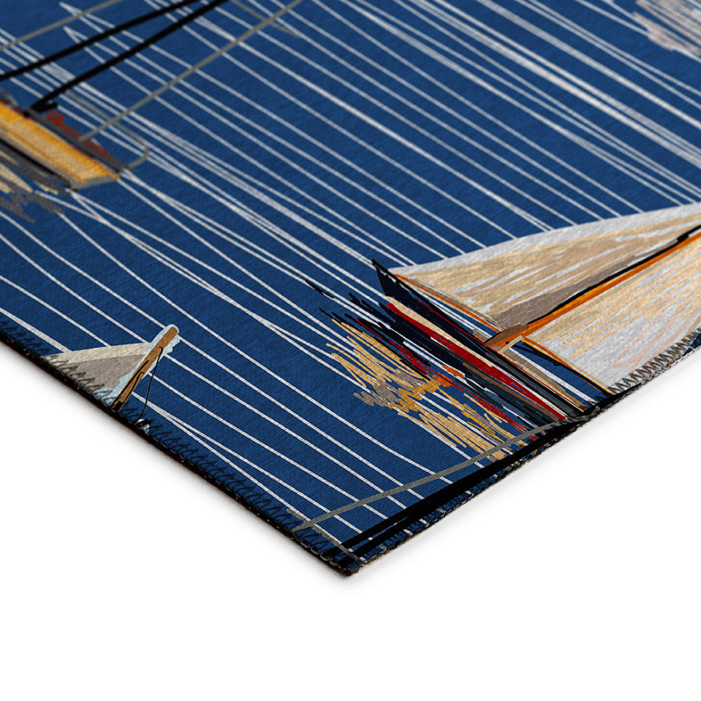 Addison Rugs Harpswell AHP38 Blue 2'3"x7'6" Rug