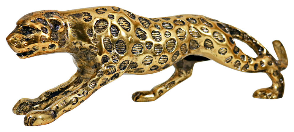 Prowling Leopard Statue