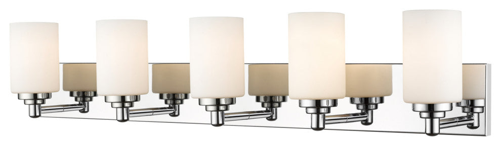 Z-Lite 485-5V Soledad 5 Light 39"W Vanity Light - Chrome
