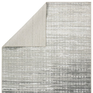 Label J Tungsten GLM02 Abstract Gray Area Rug, 4'3"x5'11"