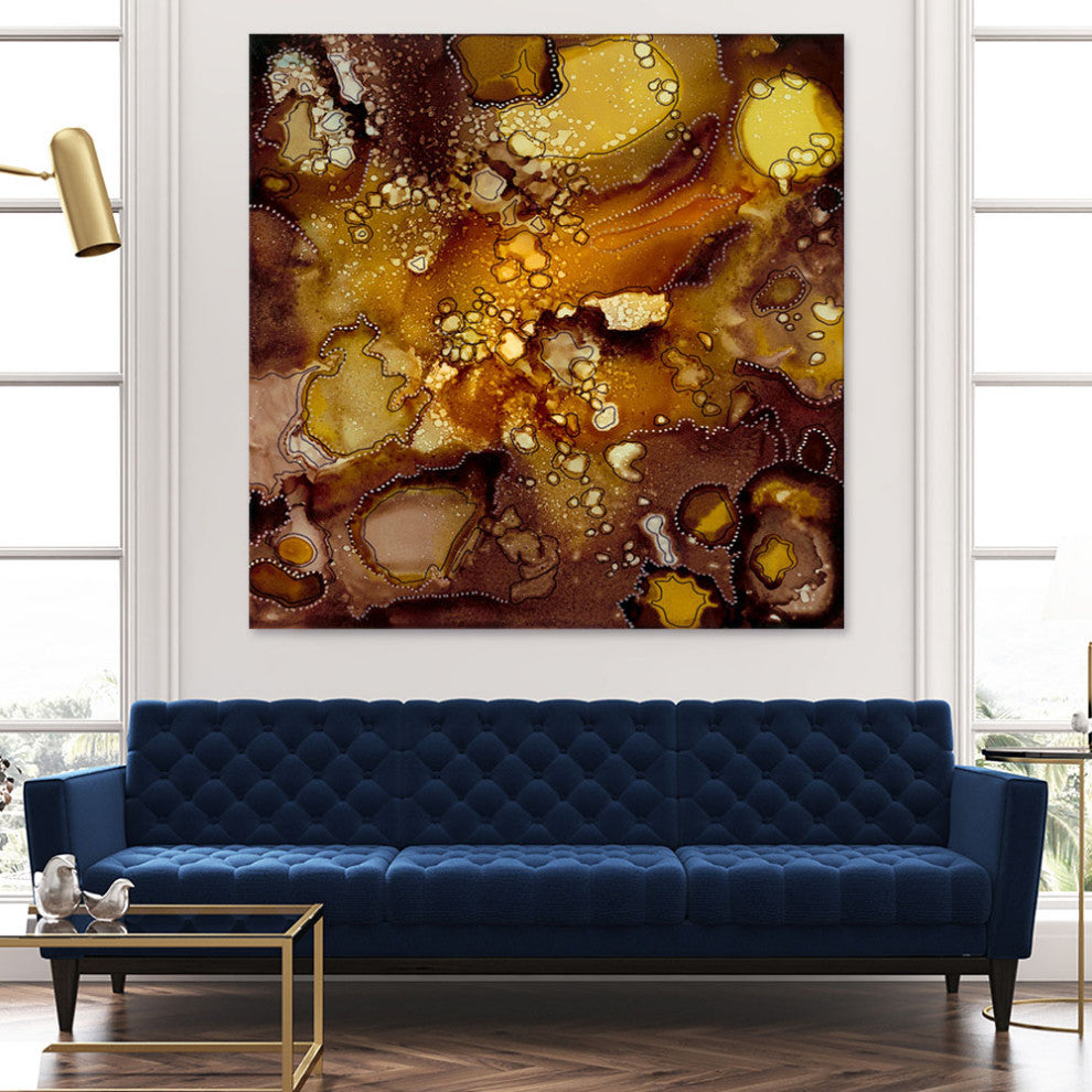 "Chestnut Illumination II" Fine Art Giant Canvas Print, 84"x84"