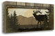"Elk" By Jennifer Pugh, Giclee Print on Gallery Wrap Canvas, Ready to Hang