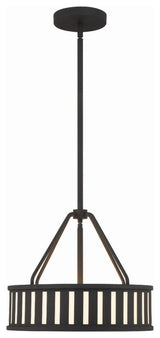 Kendal 3-Light Pendant, Black Forged