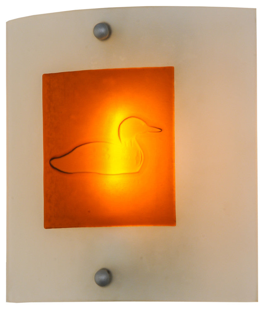 11"W Metro Fusion Loon Wall Sconce