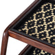 Double-Tier Brown Stand With 2-Pair Rubber Boot Trays Madagascar