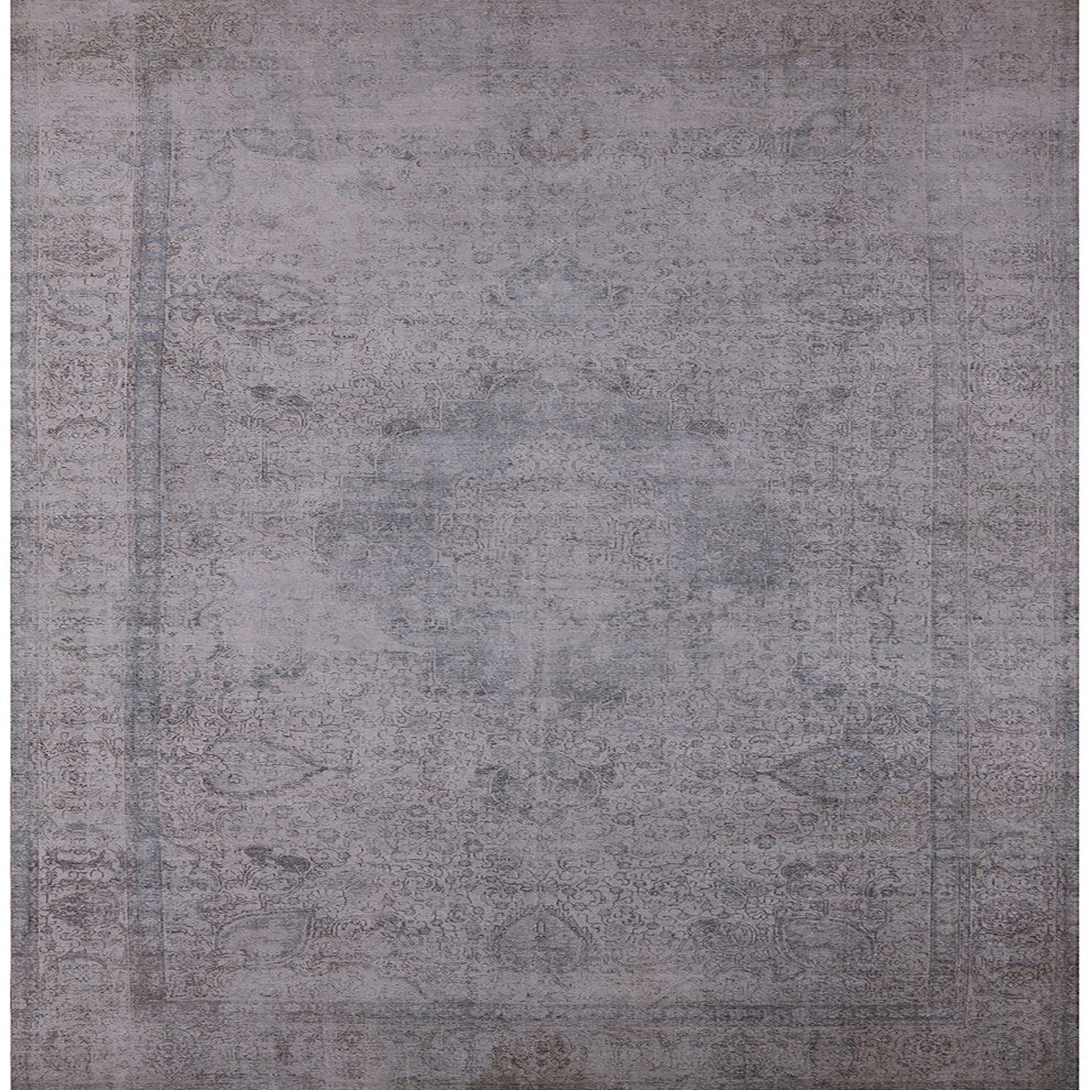 Ahgly Company Indoor Square Mid-Century Modern Area Rugs, 5' Square