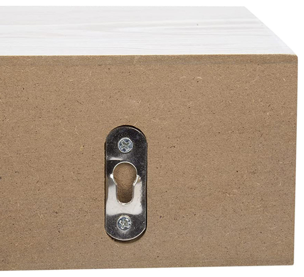 Chunky Floating Wall Shelf, 21.85"L, Weathered Grey