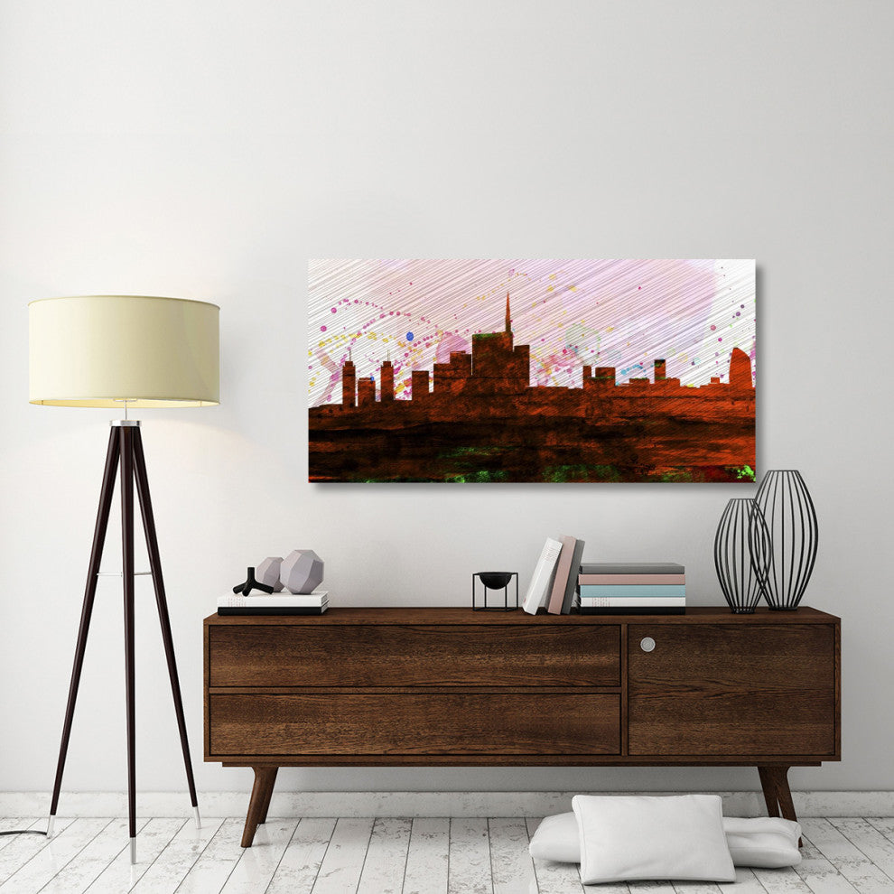 "Milan City Skyline" Fine Art Print