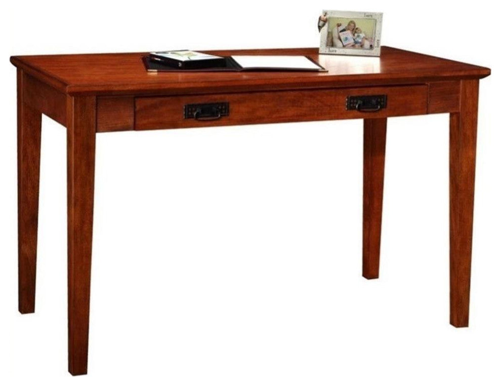 Leick Furniture Boulder Creek Mission Wood Laptop-Writing Desk in Cherry