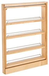 Wood Base Filler Pull Out Organizer for New Kitchen With BB Soft Close, 3"