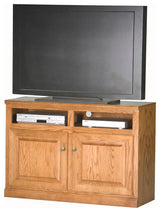 Classic Oak 45" TV Cart, Bright White Oak