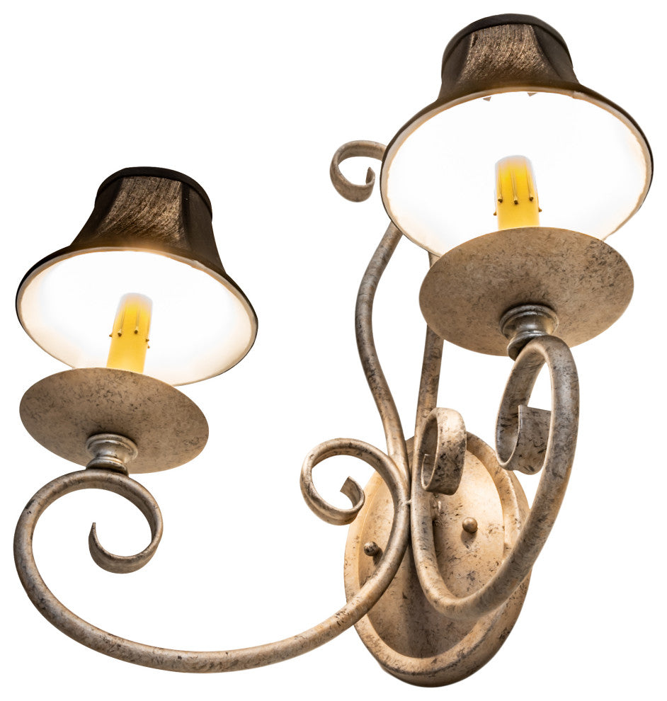 16 Wide Phillipe 2 Light Wall Sconce