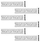 Ornate Crown Molding White Urethane 6 Pieces Totaling 576" Long