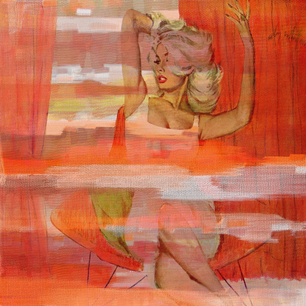 "It's Hot in Here" Print on Canvas, 24"x24"