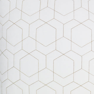 Outdoor Hex Quilt Lumbar Pillow - White
