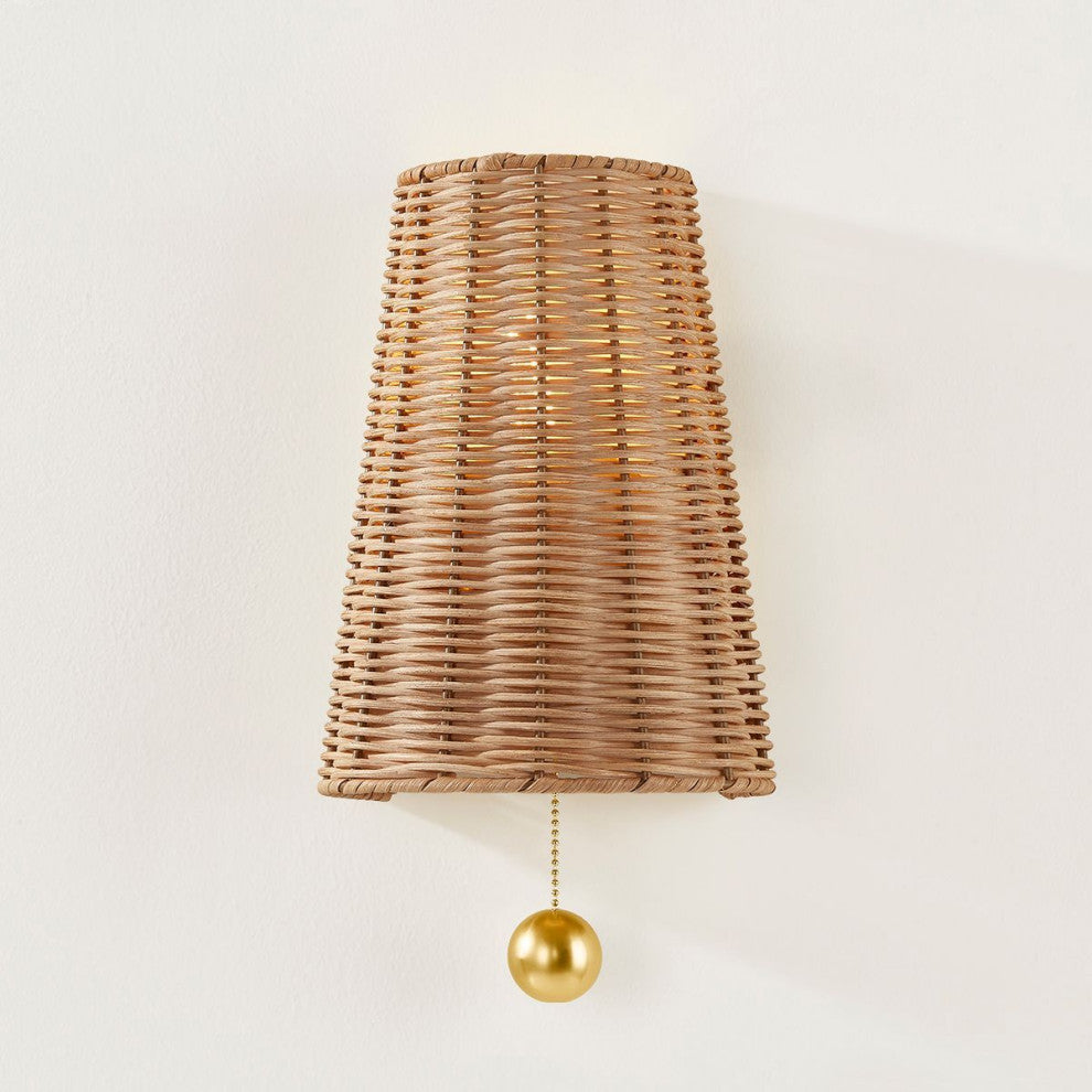 Mitzi Naida Wall Sconce Aged Brass