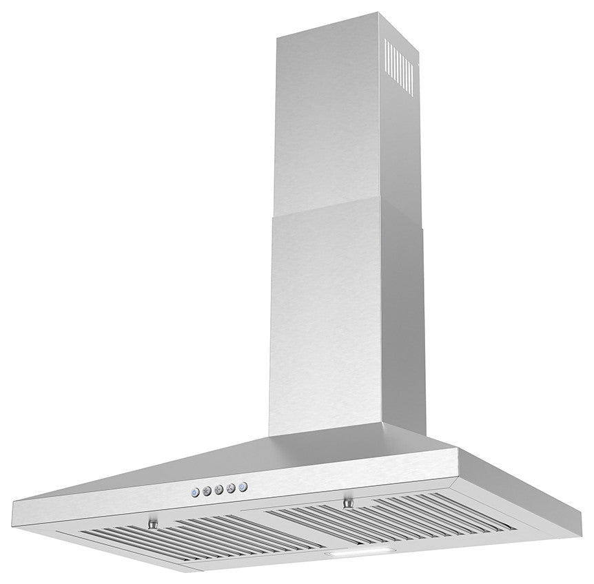 Streamline 30" Goffredo Convertible Wall Mount Range Hood, Stainless Steel